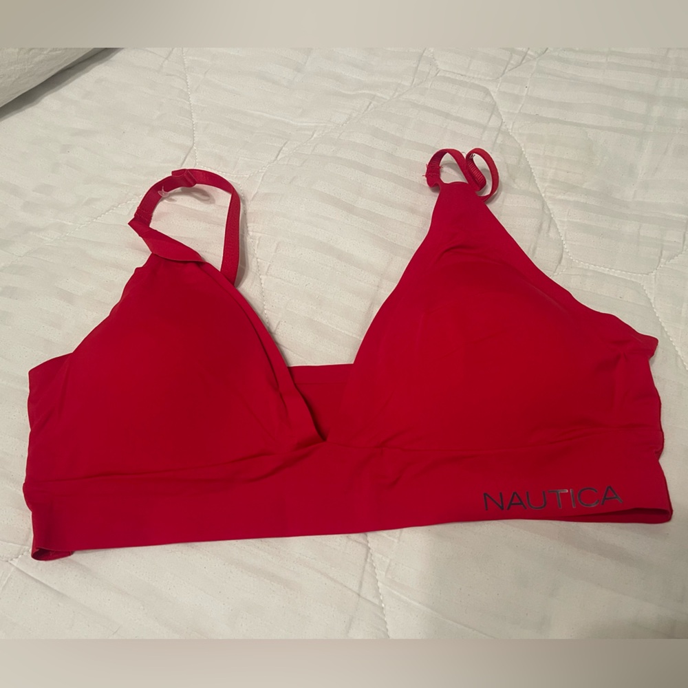 Nautica Red Classic Bra Intimates & Sleepwear